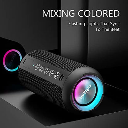 Ortizan Portable Bluetooth Speaker – Side View