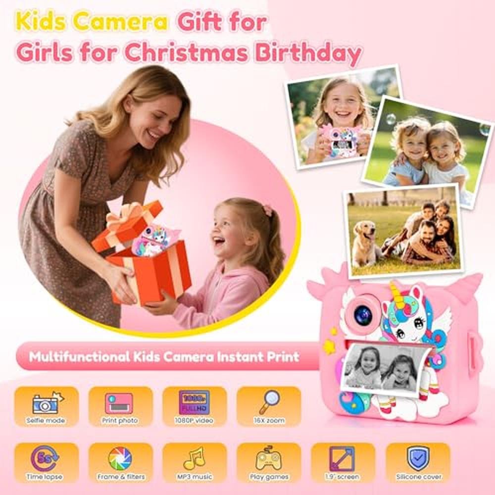 Kids Camera: OTJ Instant Print Camera for Girls and Boys – Close-up Detail