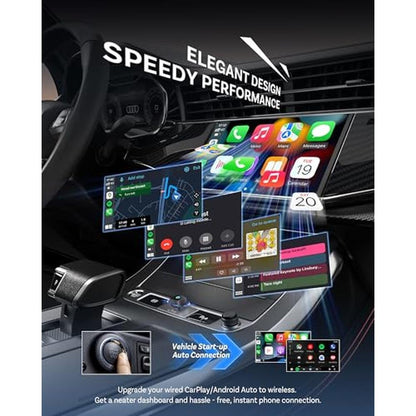 Auto Ottocast: Ottocast Mini Cube 3.0 Wireless CarPlay & – Side View
