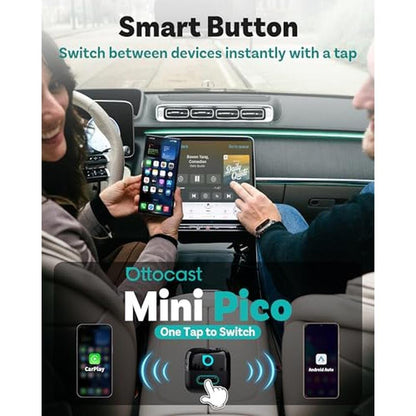 Carplay Auto: OTTOCAST Mini Pico Wireless CarPlay & Android – In Use