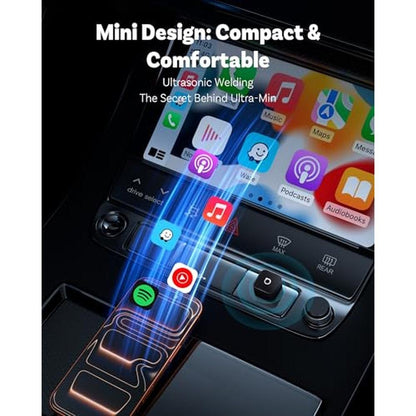 Carplay Auto: OTTOCAST Mini Slim 2026 Upgrade 2-in-1 – In Use