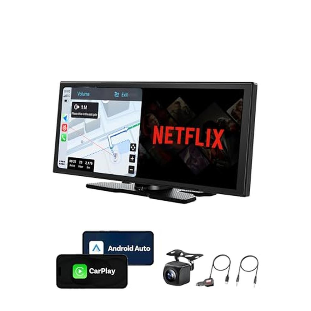 Android OTTOCAST: OTTOCAST ScreenFlow 11.4 Portable CarPlay – Front View