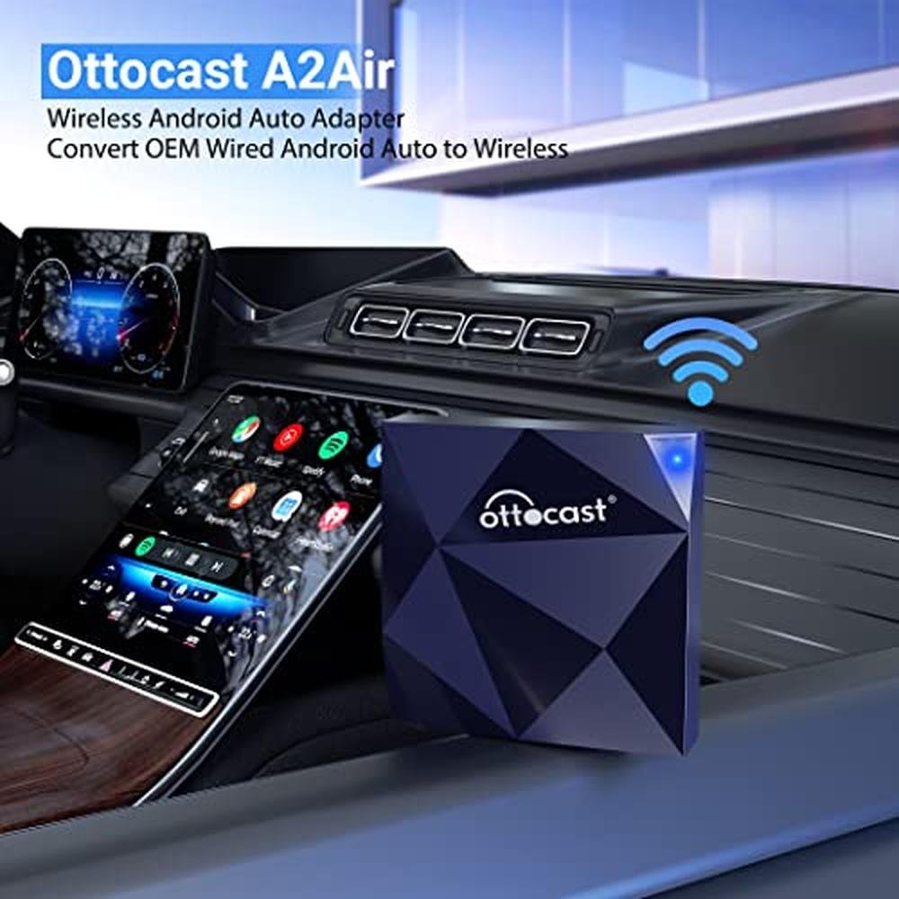 Android Auto: Ottocast Wireless Car Adapter – Side View