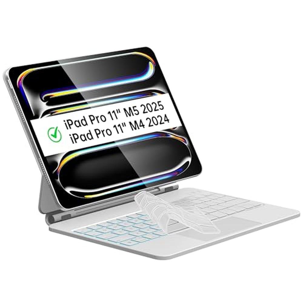 Keyboard iPad: Otuoor Magic Keyboard for iPad Pro 11-inch – Front View