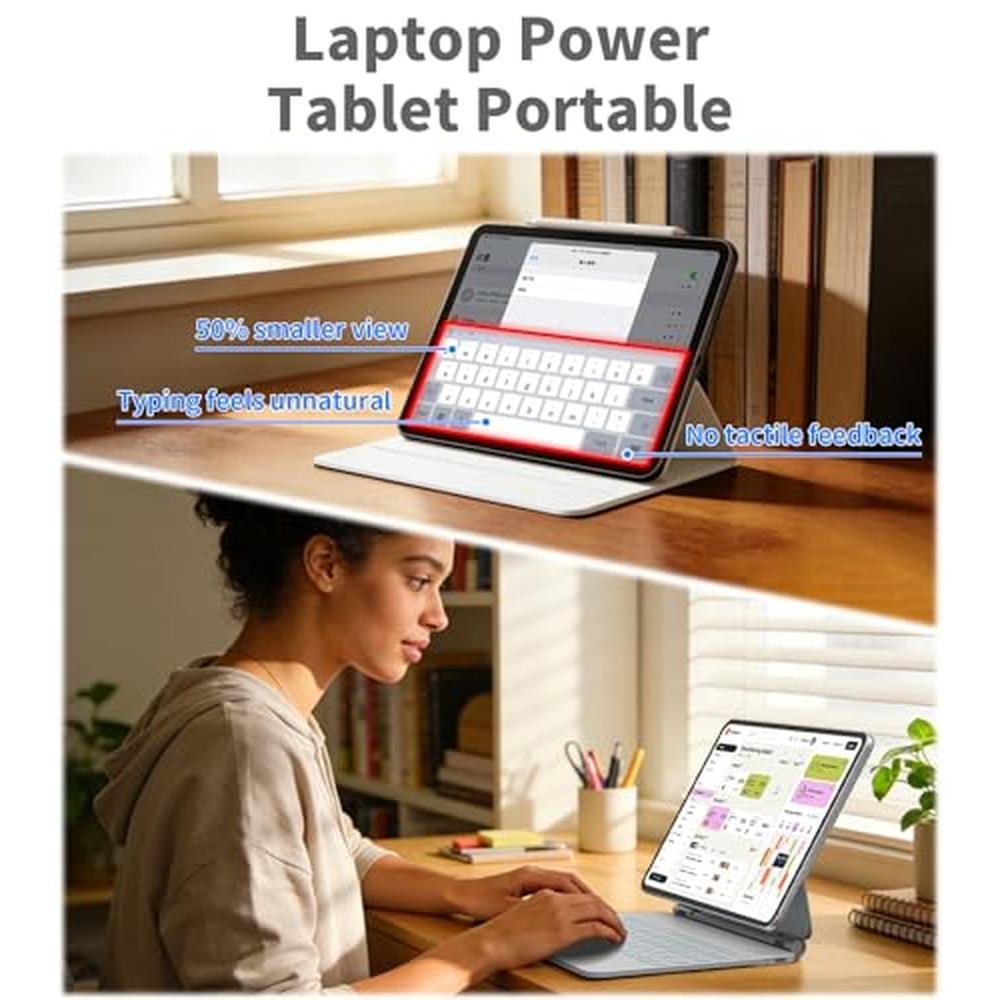 Keyboard iPad: Otuoor Magic Keyboard for iPad Pro 11-inch – In Use