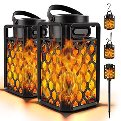 Outdoor Bluetooth Speakers: ANERIMST LED Flame Torch – Front View