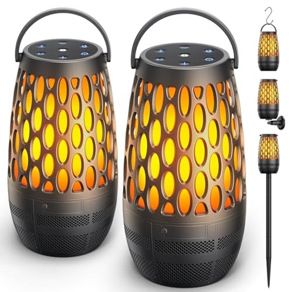 Speakers Outdoor: Waterproof IPX6 Bluetooth 5.3 Multi-Sync – Front View