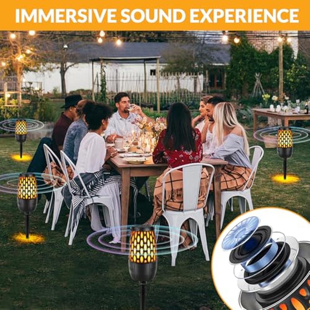 Speakers Outdoor: Premium Waterproof Portable Bluetooth – Side View