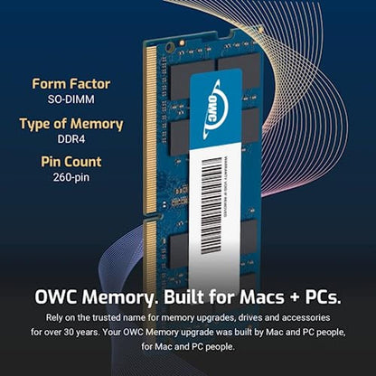 OWC 128GB (8x16GB) DDR4 3200MHz PC4-25600 CL22 1RX8 Non-ECC – Close-up Detail
