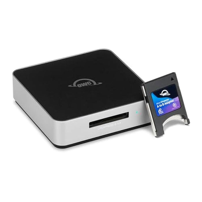 USB4 OWC: OWC Atlas USB4 CFexpress 4.0 Type B Card Reader – Front View