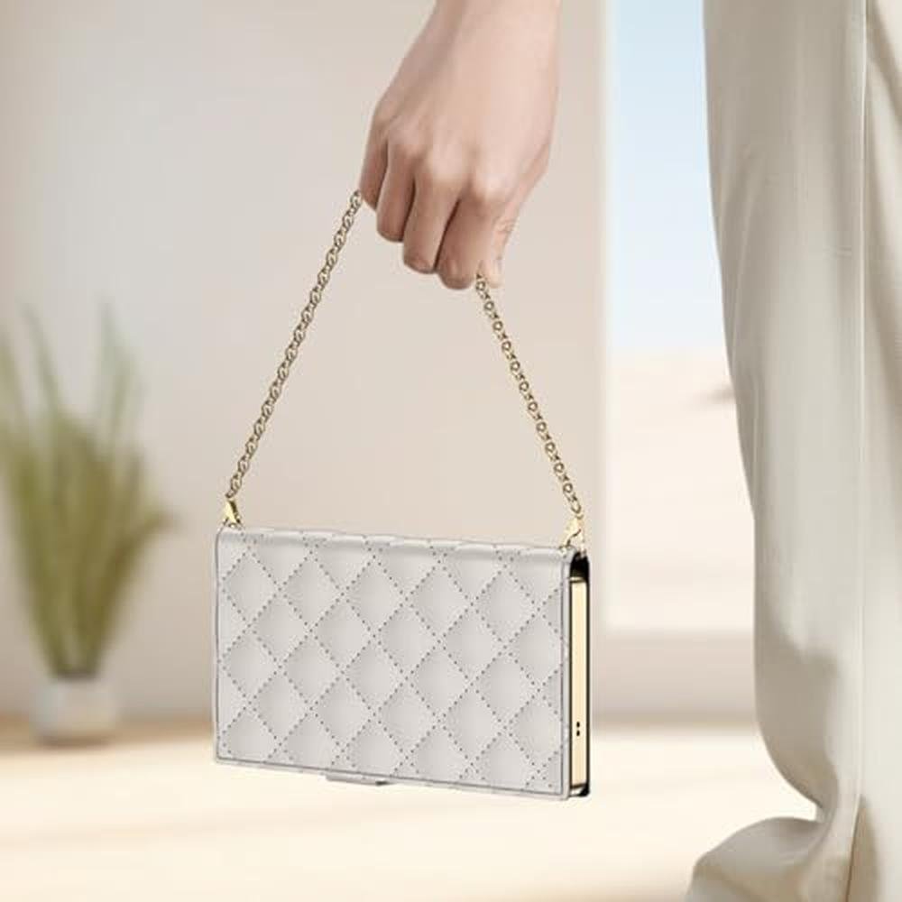 Case S25 Ultra: OWOISS Luxury Fashion Flip Leather Cover – Packaging