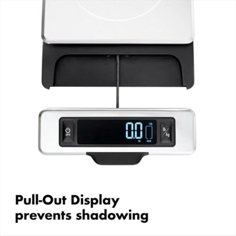 Food Scale: OXO Good Grips 11-Pound Stainless Steel – Close-up Detail