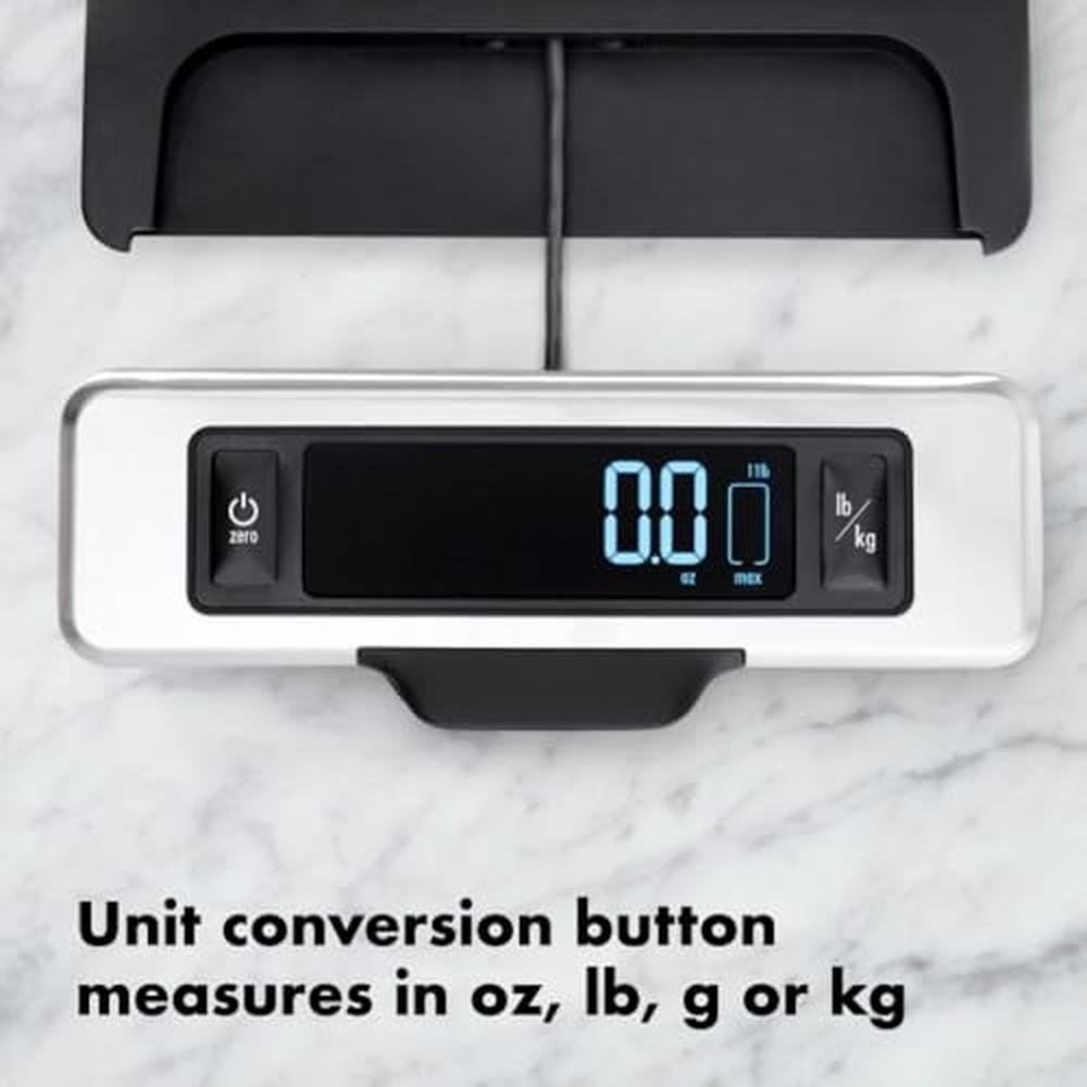 Food Scale: OXO Good Grips 11-Pound Stainless Steel – In Use