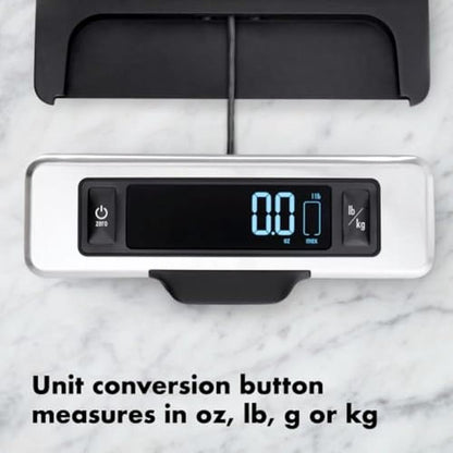 Food Scale: OXO Good Grips 11-Pound Stainless Steel – In Use
