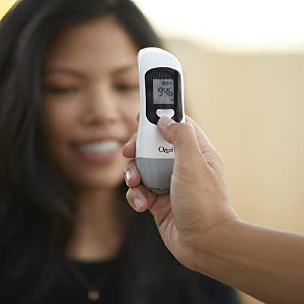 Ozeri Forehead Thermometer: ISO 80601-2-56 Medical Grade – Side View
