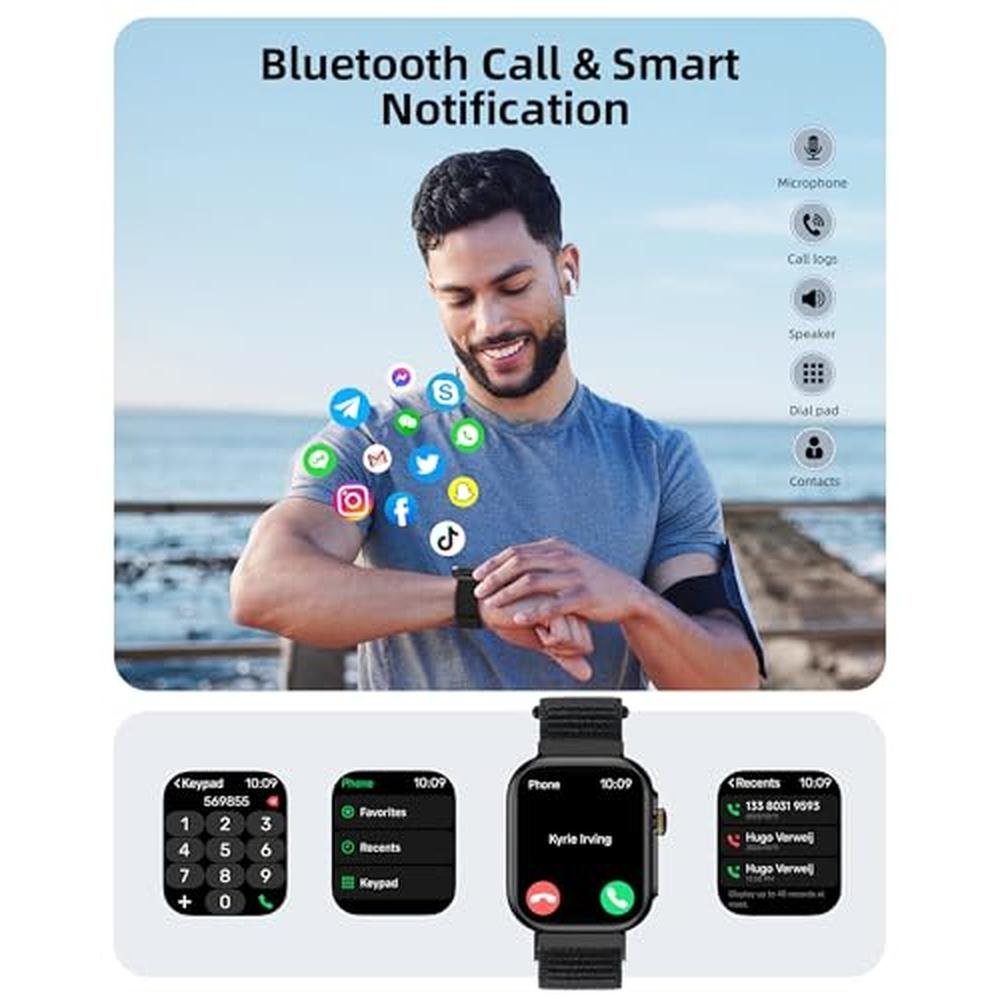 GPS Parsonver: Parsonver Built-in GPS Smart Watch – Close-up Detail