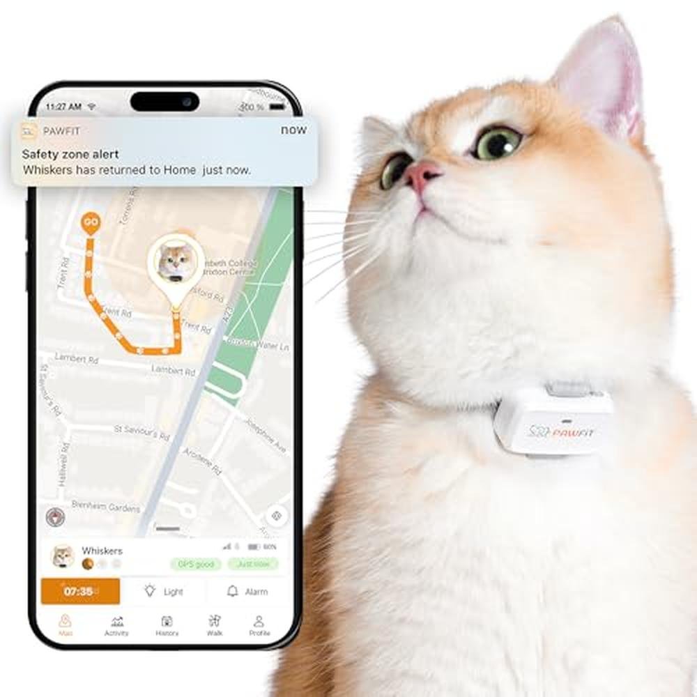 Pawfit Lite: Pawfit Lite GPS Tracker for Cats 4G Ultra – Front View