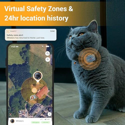 Pawfit Lite: Pawfit Lite GPS Tracker for Cats 4G Ultra – Close-up Detail