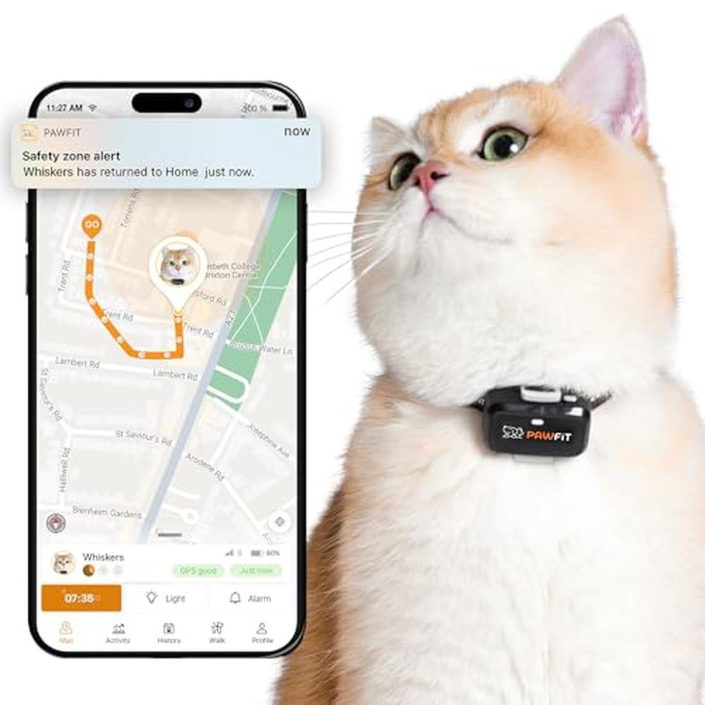 Pawfit Lite: 4G GPS Tracker for Cats – Front View