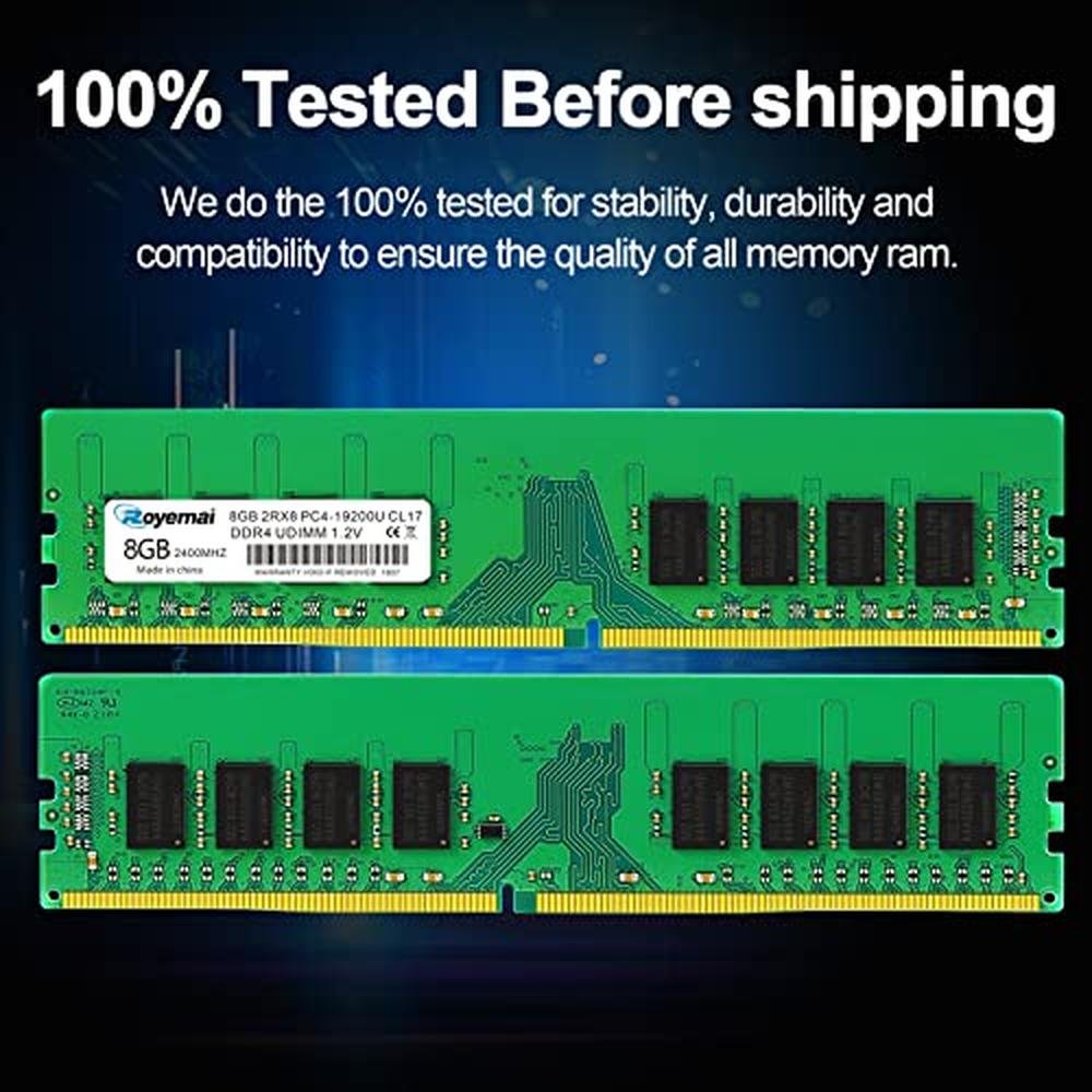 PC4 19200: DDR4 2400 8GB RAM – Close-up Detail