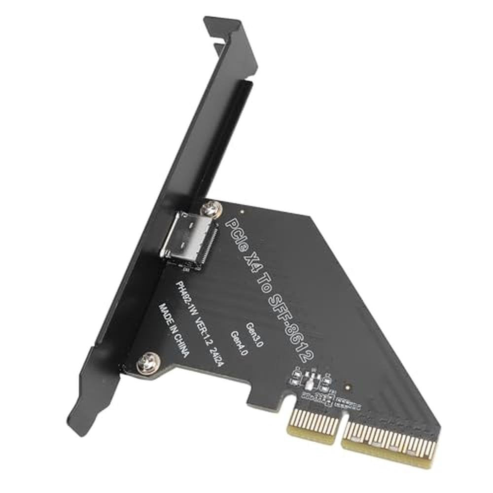 PCIe Oculink Adapter: External Graphics Card for NVMe SSD – Front View