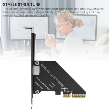 PCIe Oculink Adapter: External Graphics Card for NVMe SSD – In Use