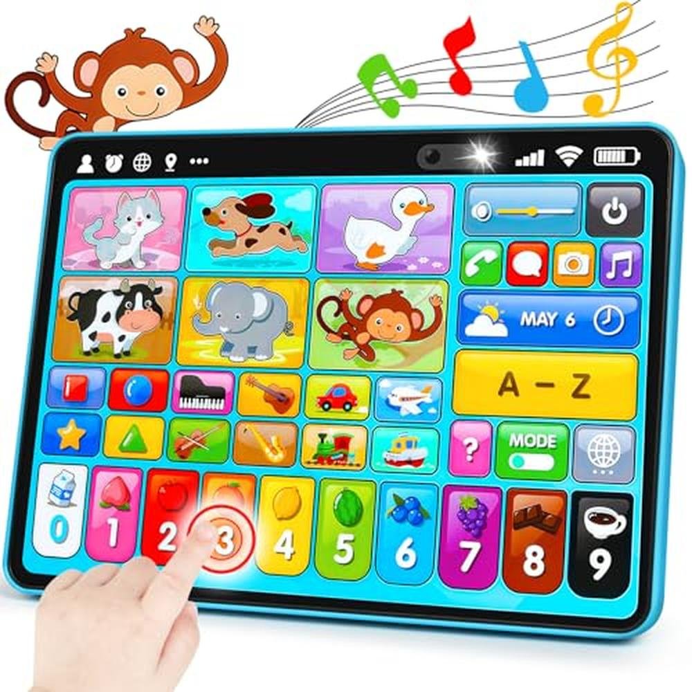 Peacurh Trilingual Learning Toy Tablet – Front View