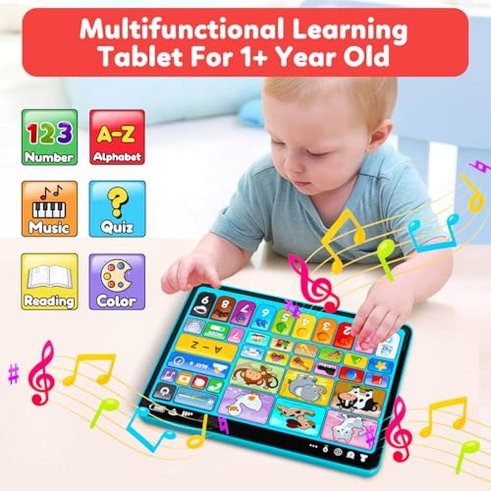 Peacurh Trilingual Learning Toy Tablet – Side View