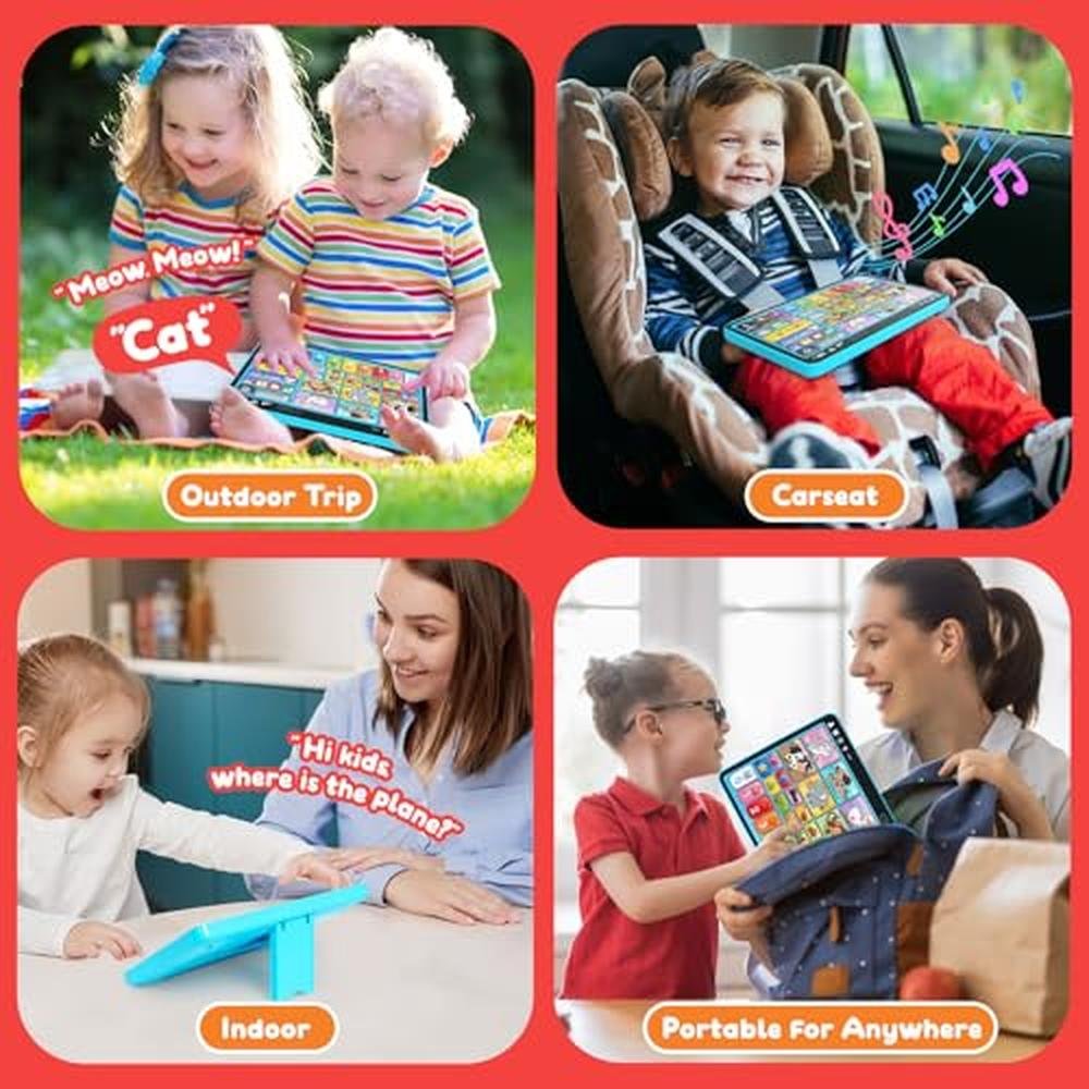 Peacurh Trilingual Learning Toy Tablet – In Use