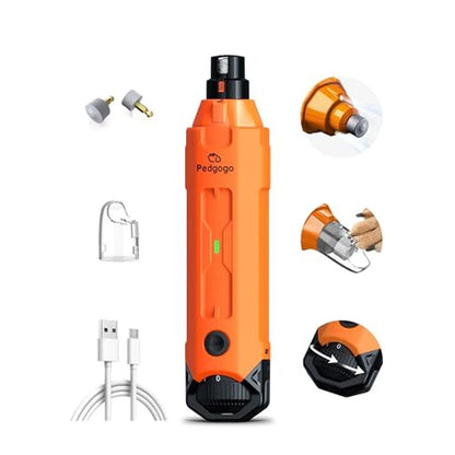 Nail Dog Grinder: PedGogo 6-Speed Dog Nail Trimmer – Front View