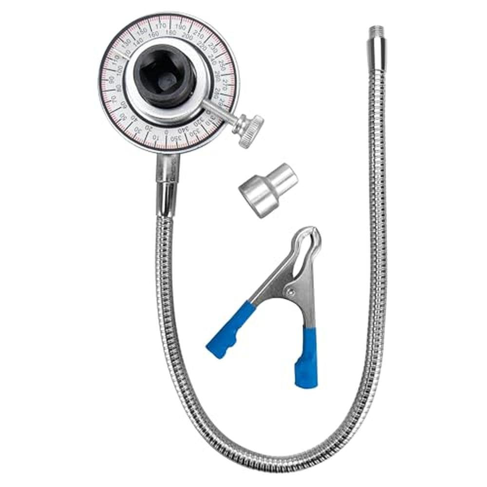 Performance Tool M210 Torque Angle Gauge w/Flexible Clip – Close-up Detail