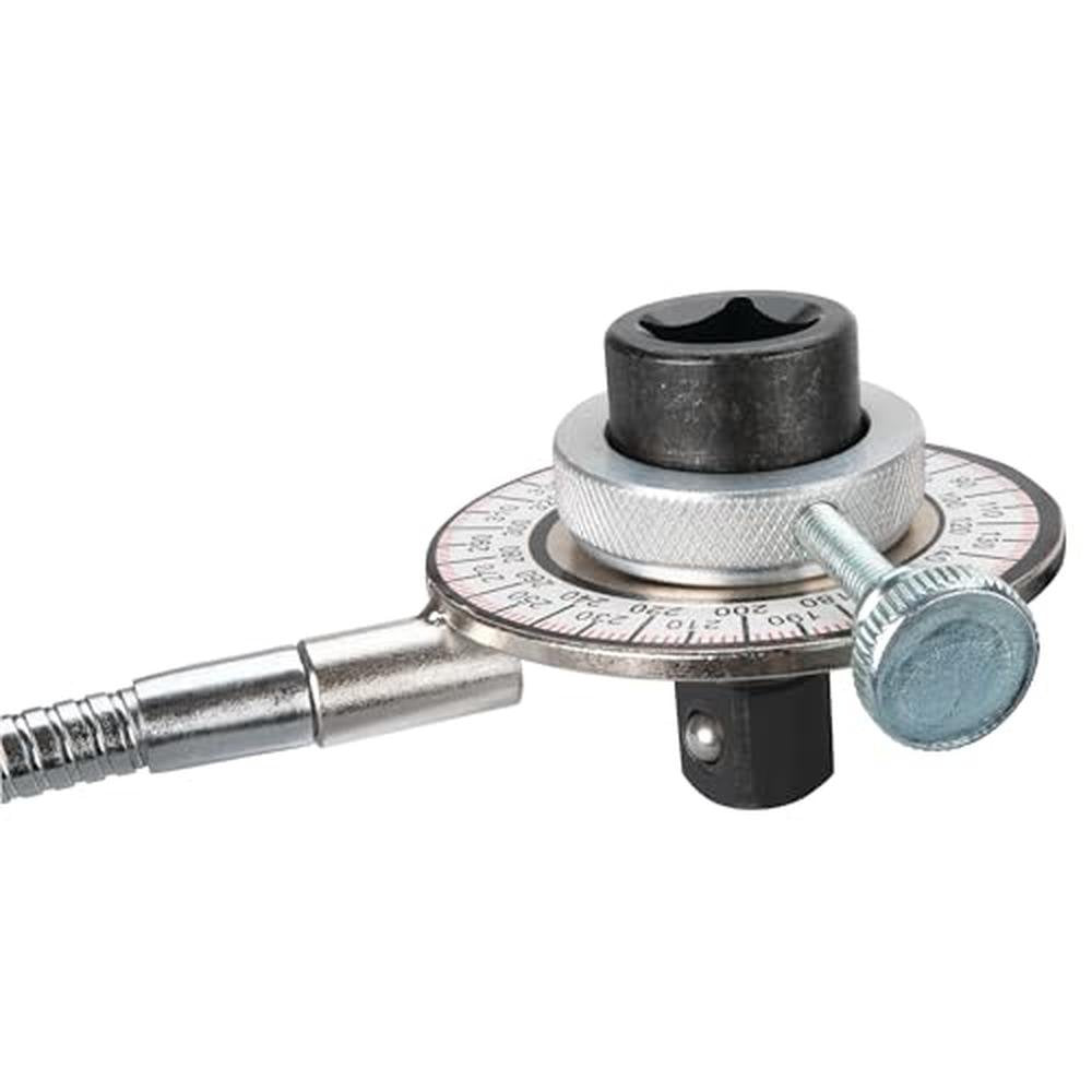 Performance Tool M210 Torque Angle Gauge w/Flexible Clip – In Use