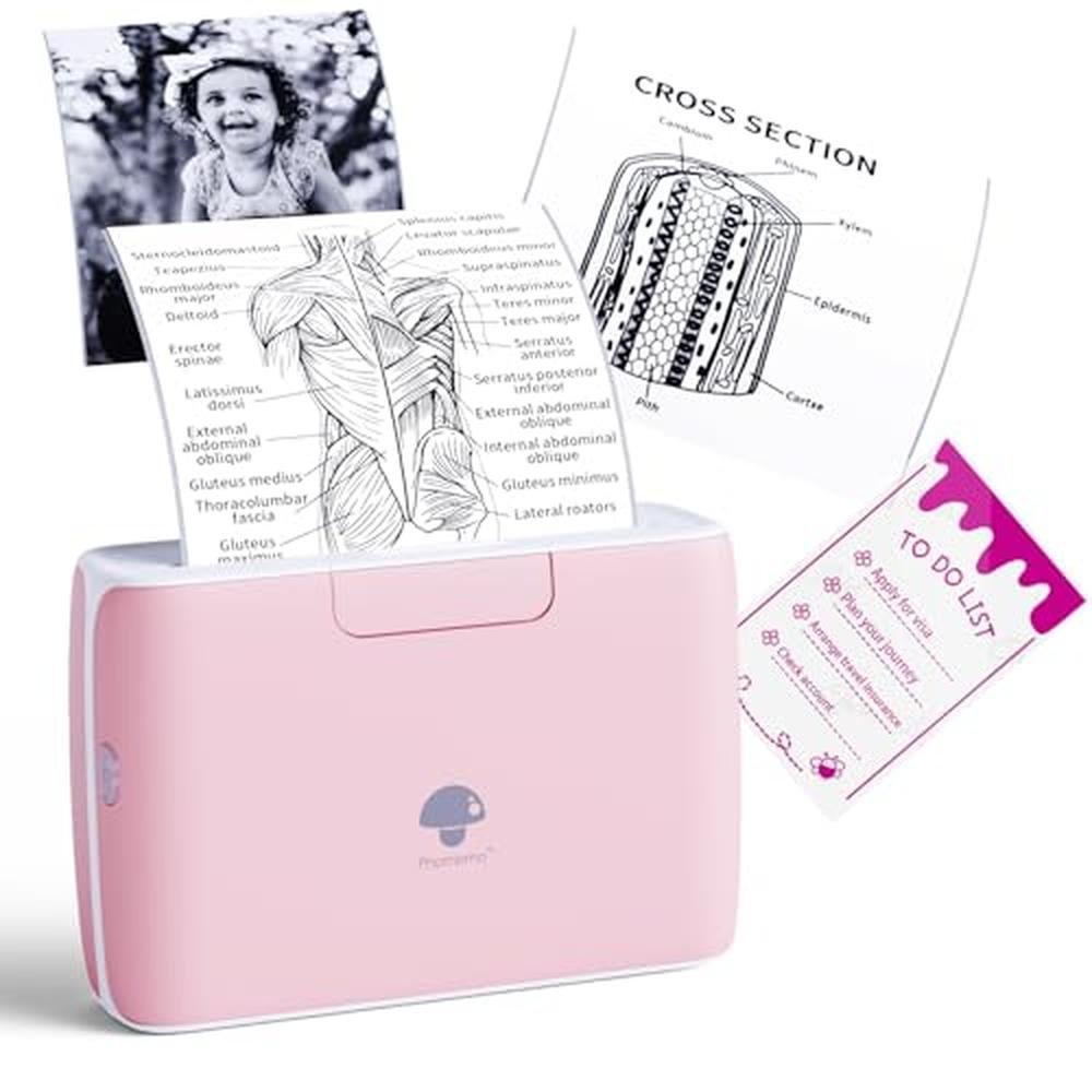 Printer Sticker: Phomemo 4 Portable Thermal Printer – Front View