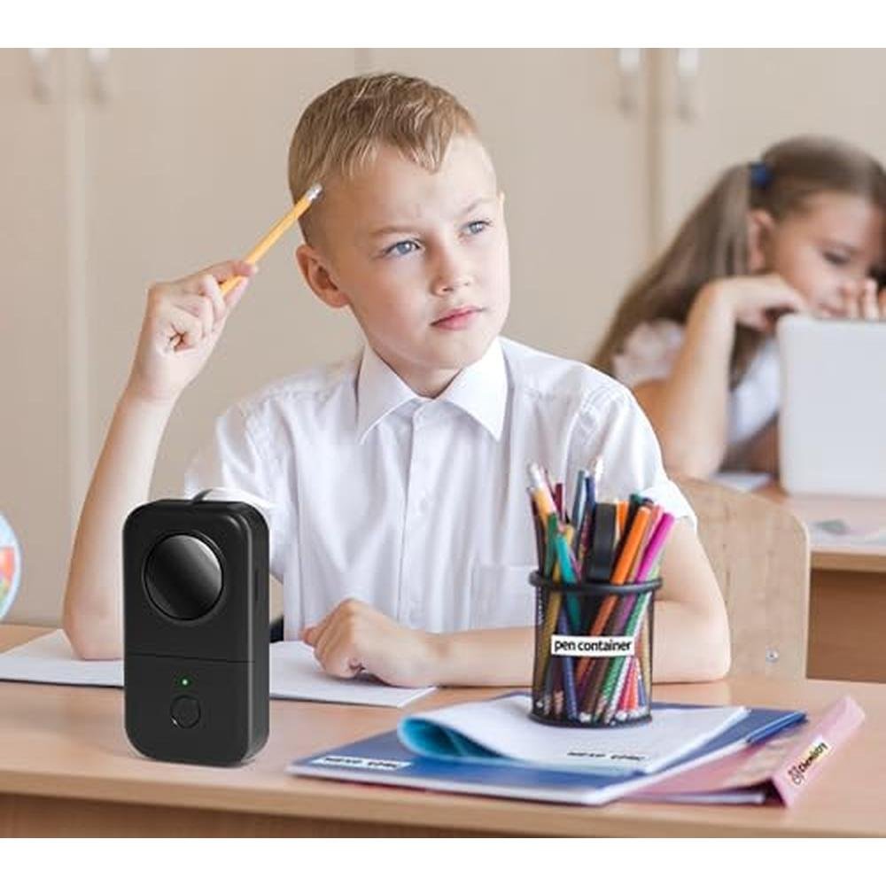 Label Maker: Phomemo D30 Bluetooth Mini Label Maker Machine – Side View