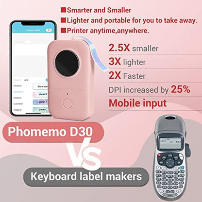 Label Machine: Phomemo D30 Wireless Label Maker – Packaging