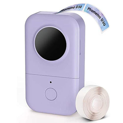Phomemo D30 Label Maker: Portable Bluetooth Thermal Label – Front View