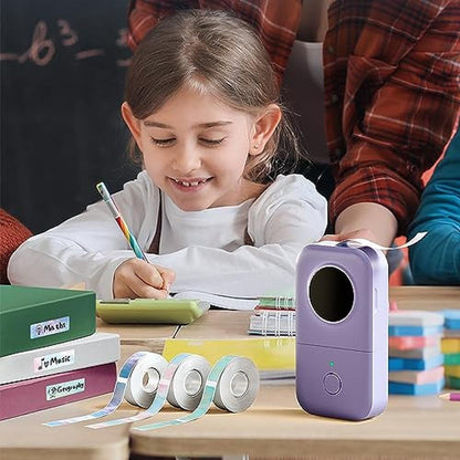 Phomemo D30 Label Maker: Portable Bluetooth Thermal Label – Side View
