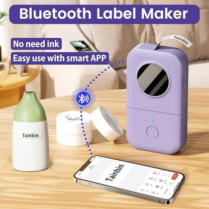 Phomemo D30 Label Maker: Portable Bluetooth Thermal Label – Close-up Detail