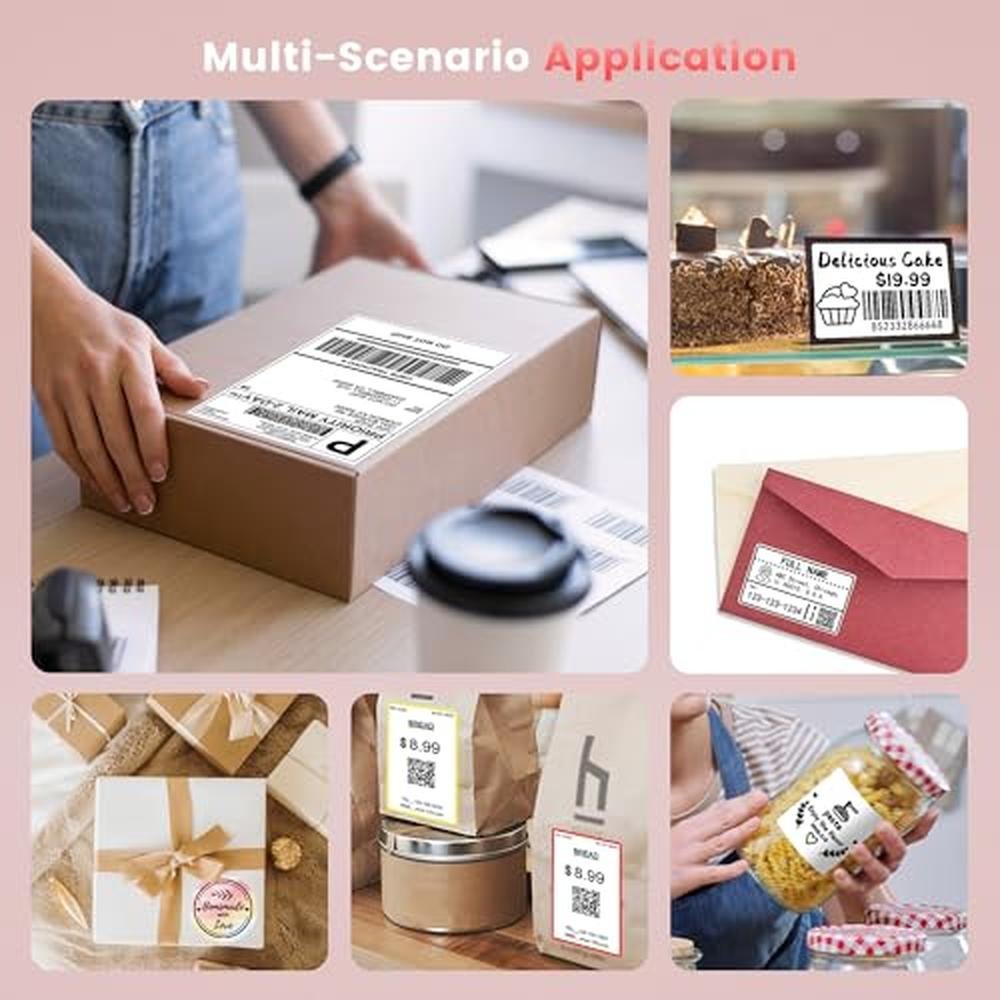 Printer Shipping: Phomemo D520BT Bluetooth Thermal Printer – In Use