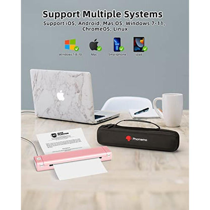 Printer Thermal: Phomemo Inkless Portable Printer Wireless – Side View