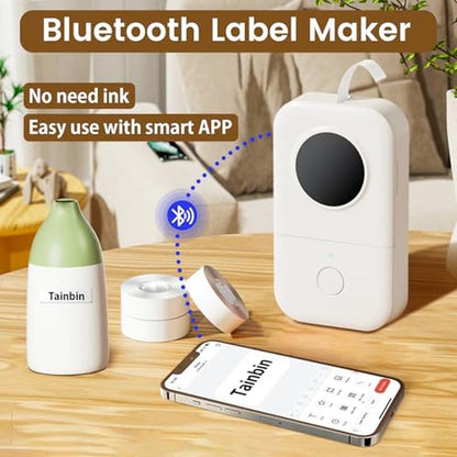 Label Maker: Phomemo D30 Bluetooth Mini Label Maker Machine – Close-up Detail