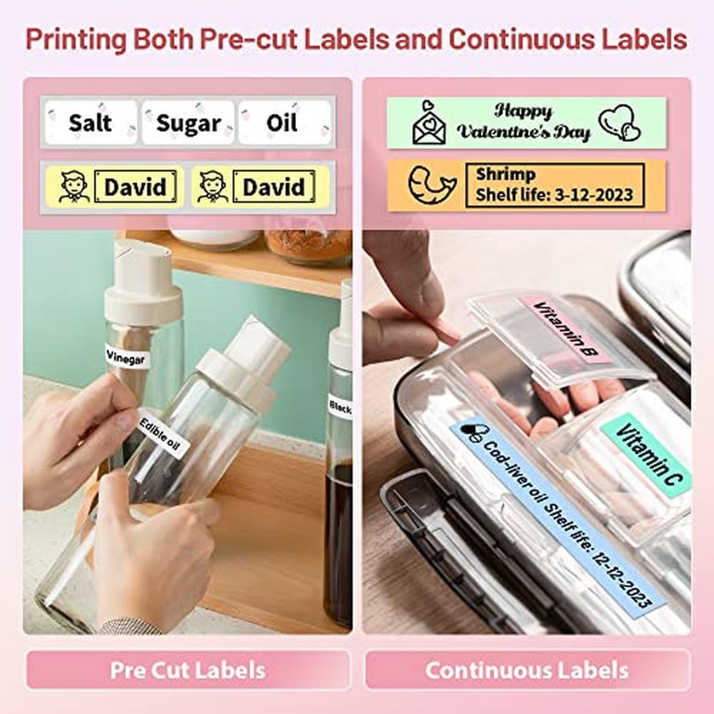 Label Maker: Phomemo D30 Mini Bluetooth Label Maker Machine – Close-up Detail