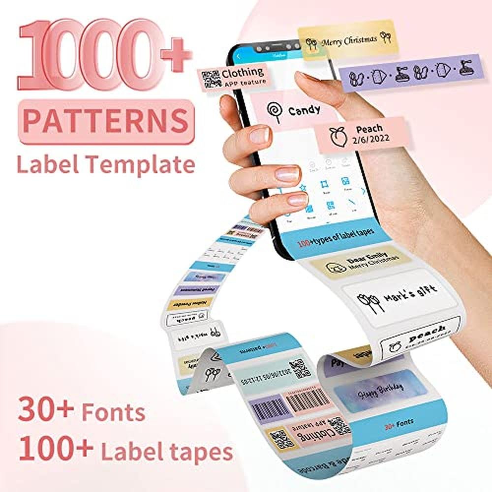 Label Maker: Phomemo D30 Mini Bluetooth Label Maker Machine – Packaging