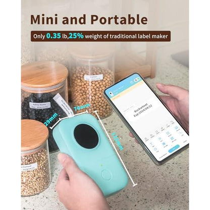 Label Labeler: Phomemo D30 Portable Bluetooth Label Maker – Side View