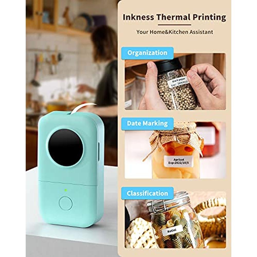 Label Labeler: Phomemo D30 Portable Bluetooth Label Maker – In Use