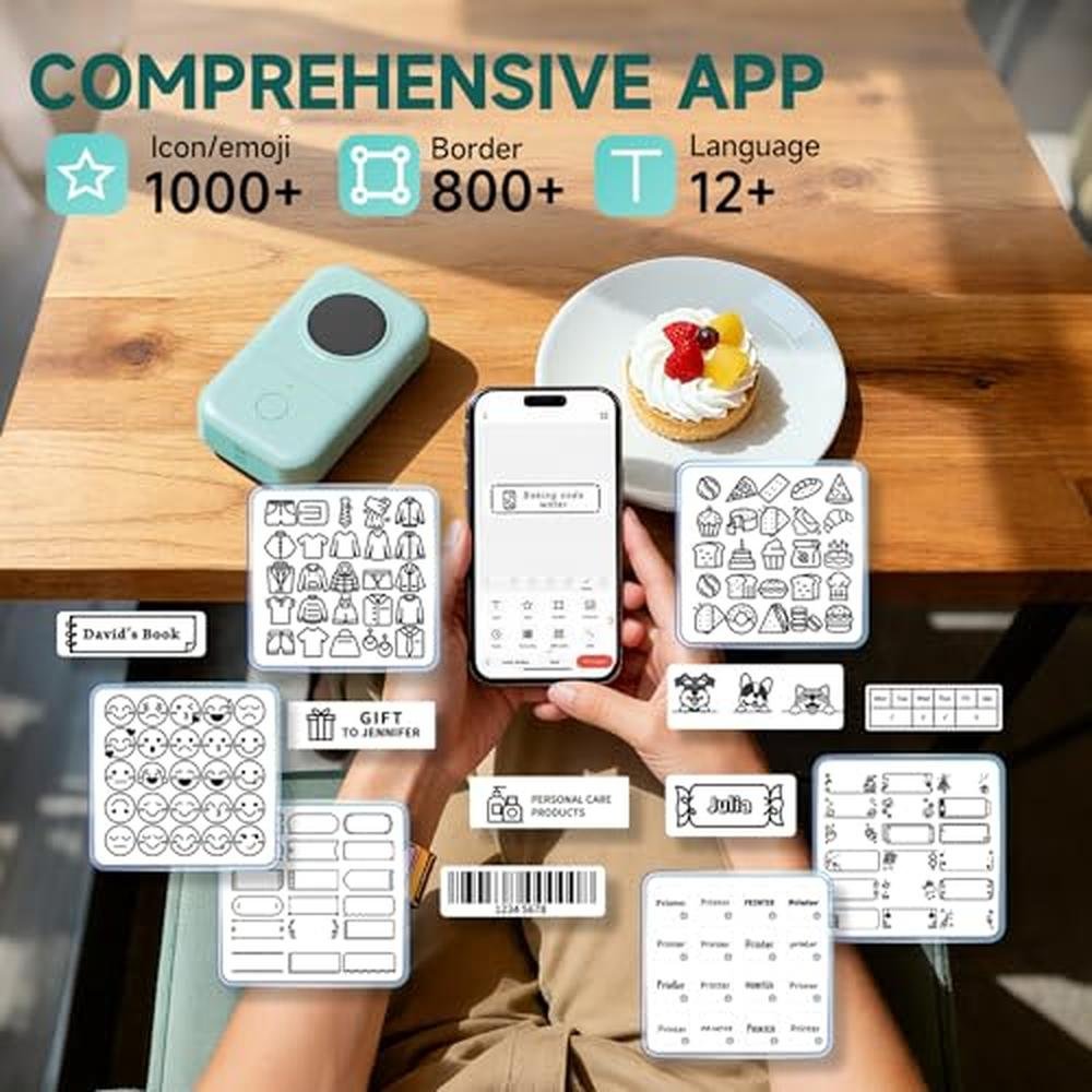 Label Labeler: Phomemo D30 Portable Bluetooth Label Maker – Packaging