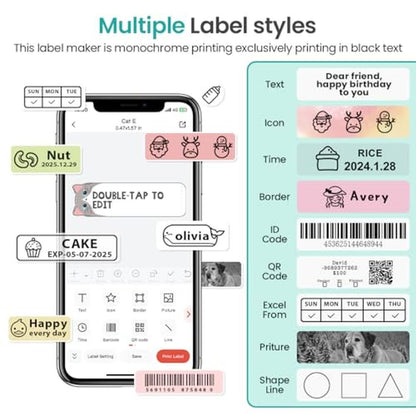 Label Maker: Phomemo D35 Portable Bluetooth Handheld Label – Close-up Detail