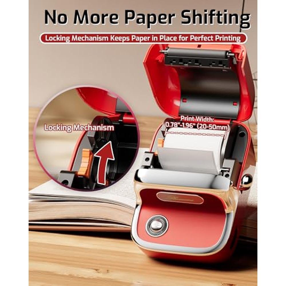 Label Maker: Phomemo M150 Thermal Label Printer 2-Inch – Side View