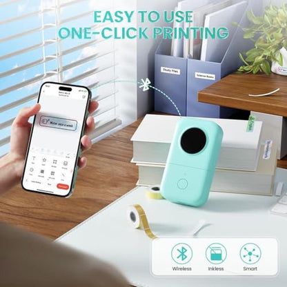 Phomemo Label Maker: Portable Handheld Bluetooth Mini Label – Close-up Detail