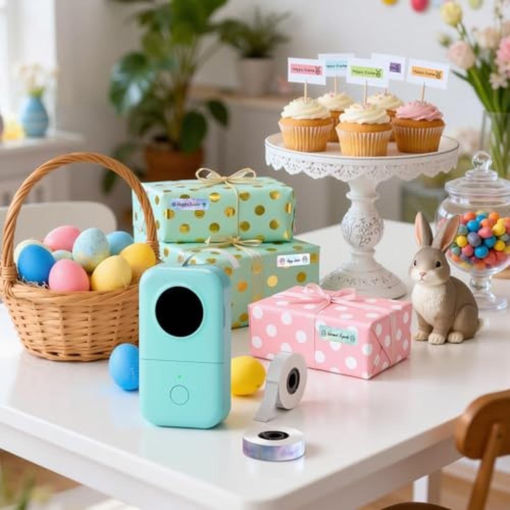 Phomemo Label Maker: Portable Handheld Bluetooth Mini Label – In Use